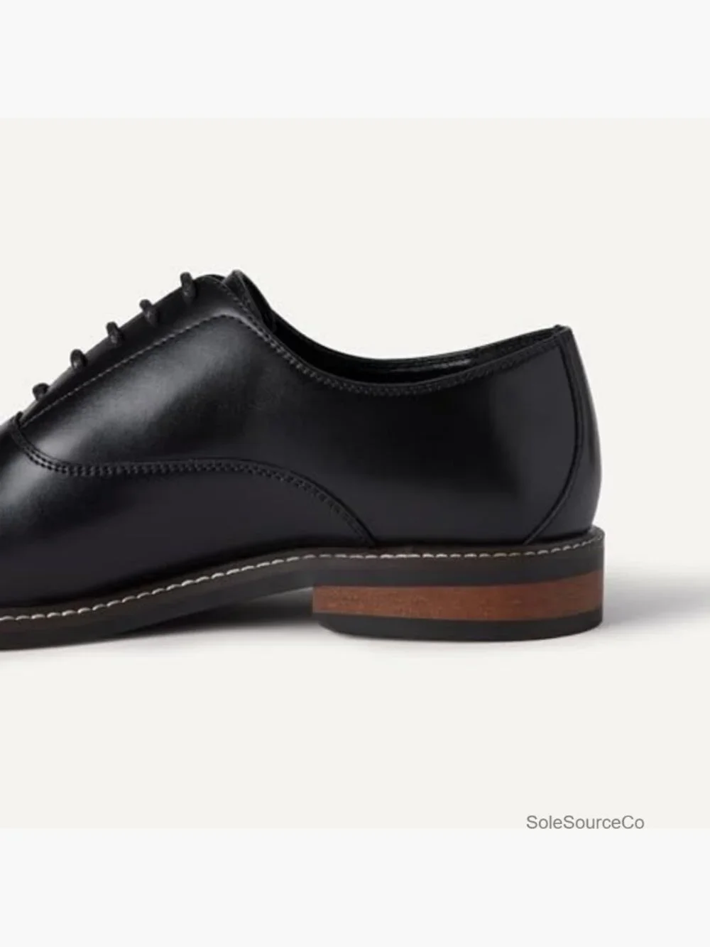 Men's Cap Toe Oxford Dress Shoes Lace-Up Formal